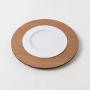 Spot De Embutir Marco Madera Redondo C 18cm Led 6w
