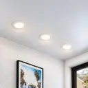 Plafón LED Redondo Aluminio Embutir 12W Luz Fría/Calida Candela 