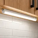 Liston Led 30cm Bajo Alacena 5w Luz Fria 6500k Con Tecla Candela