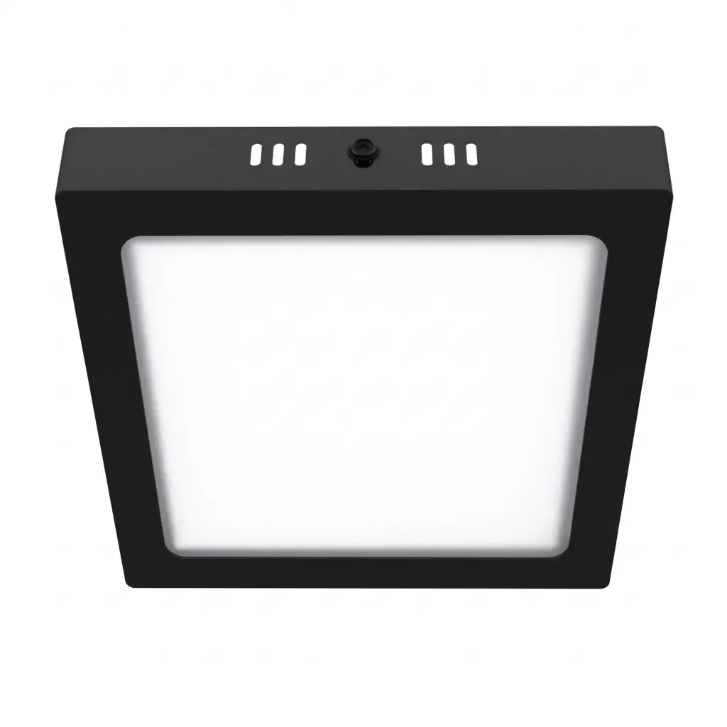Panel Led Plafón Cuadrado Aplicar 12w Luz Cálida / Fría