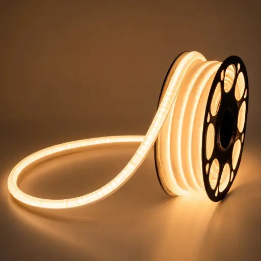Tira LED Manguera Neon 360° Cálida / Fria 220V 10m cc