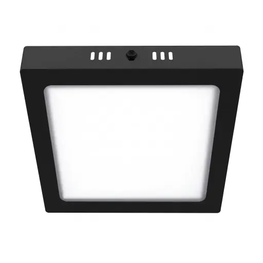 Panel Led Plafón Cuadrado Aplicar 12w Luz Cálida / Fría